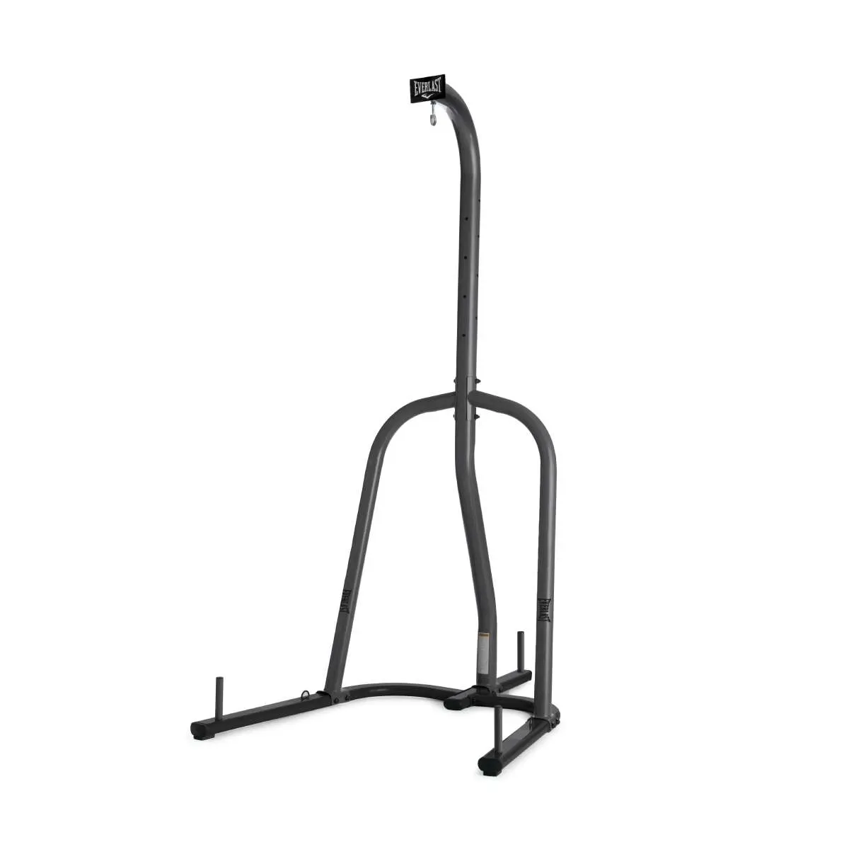 Heavy Punching Bag Stand - Powder-Coat Steel Construction, 3 Weight Plate Pegs, 66.5" L x 47.6" W, Maximum Strength & Durability, Essential Boxing & Martial Arts Training Equipment