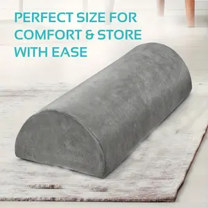 1pc Ergonomic Pillow for Spine & Hip Alignment, Lumbar Support for Legs, Knees, Lower Back, Machine Washable Cover, Removable