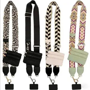 Adjustable Phone Wallet Shoulder Strap Bag Charm, Single Shoulder Crossbody Replacement Small Bag Long Belt Accessory for Women, Casual Adjustable Strap