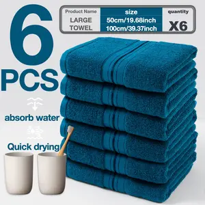 Luxury Satin Towel Set, Soft Cotton Bath Sheet, Absorbent & Durable Design, Ideal for Daily Use, Travel, Spa, Bathroom Essentials