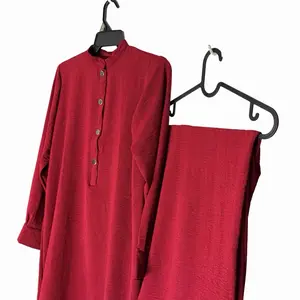 Womenswear Long co ord set Desi Modest Long Shirt Wide Trouser Pants| Ofice Wear  Top Suits Kurti co ord set coordset Clothes