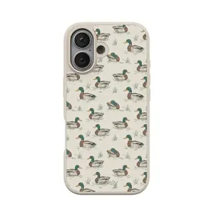 Casely iPhone 17 Case | The Boyfriend Collection | Mallard & Co. | Align Soft-Touch Flexible Bumper Case | Compatible with MagSafe