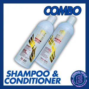 Hair PRO Treatment Shampoo and Conditioner with Stem Cells Haircare Smooth Organic Argan Blend Comfort Plant
