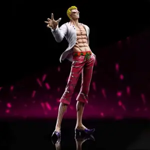 29cm One Piece Anime Figure Donquixote Doflamingo Action Figure Pvc Model Statue Doll Collection Decoration Ornaments Toys Gift