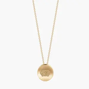 UNC NC Logo Necklace by Kyle Cavan Gold