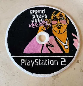 80s MIAMI CRIME LORD DISC RUG