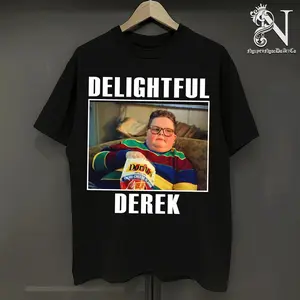 Retro Delightful Derek Shirt, Dipshit Derek Sweatshirt, Gift For Sci-Fi Horror Movie Fan, Christmas Graphic Tee, Funny Xmas Outfit,Gift Idea