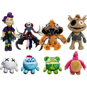 Poppy Playtime Wrongside Outimals Plush Set - 9.8 Inch The Prototype Lily Lovebraids Giblet Stuffed Animals, Horror Game Soft Dolls Collectible Gift for Fans