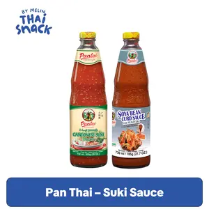 Pantai Sukiyaki Sauce - Authentic Thai Flavor for Rich and Flavorful Dishes Spicy Dip Spicy Garlic Mix