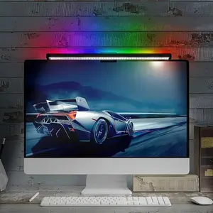 RGB Monitor Light Bar, 40cm Computer Light with 16 Million Colors Gaming Backlight, 3 CCT & Stepless Dimmable LED Desk Lamp for PC, Eye-Care Screen Lamp for Home Office with Memory Function There are also 30cm available for selection