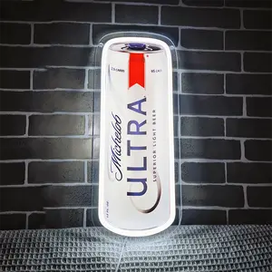Beer Neon Signs for Wall Decor Dimmable Bar Neon Beer Sign Can Neon Light Signs for Man Cave Bedroom Shop Beer Club Pub Bistro nursery lighting