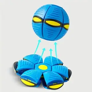 Flying Saucer Transforming Ball Toy, Interactive Pet Ball Toy, Attracts Dogs' Attention, Indoor Outdoor Agility Training, Perfect Gift