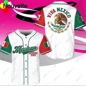Mexican Drinking Team Baseball Jersey Shirt Baseball Jersey Shirt Summer Shirt Gift For Him Gift For Her Father Gift Mother
