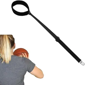 Straight Shot Basketball Shooting Training Aid Keeps Elbow in & Follow Thru Straight for Kids and Youth Player – Black