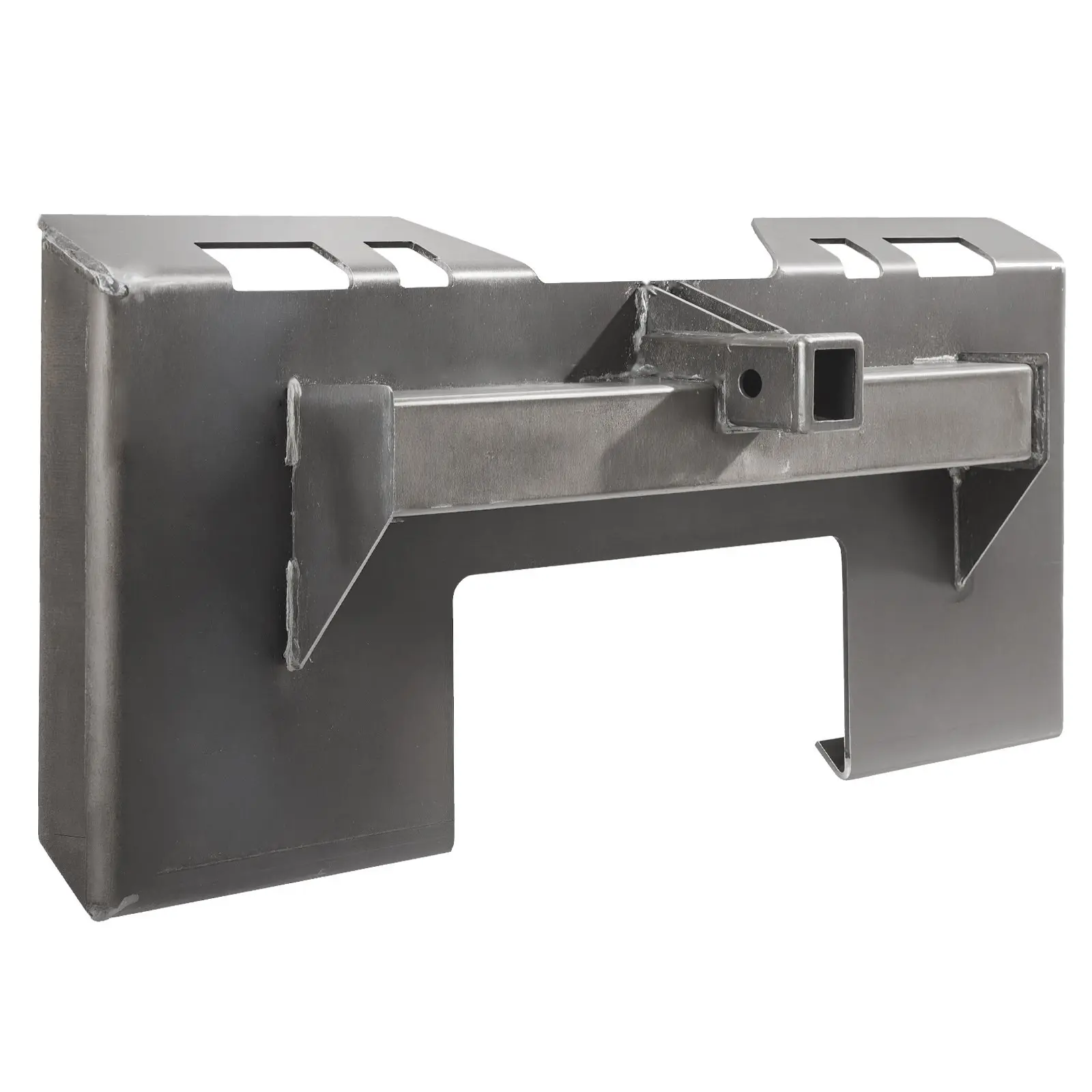1/4 Inch Skid Steer Attachment Plate, 3000 Lbs Capacity, Quick Attach Plate, 2.28 Inch Hitch Receiver, Heavy Duty Mounting Plate For Skid Steer Loaders, Compatible With Quick Attach Systems And Universal Attachments