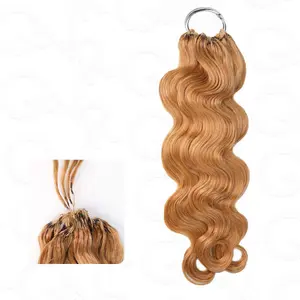 QVR Honey Blonde #27 Crochet Hair Body Wavr/Afro Kinky Curly/Water Wave Machine Made Feather Human Hair Extension #Tiktokblackfriday