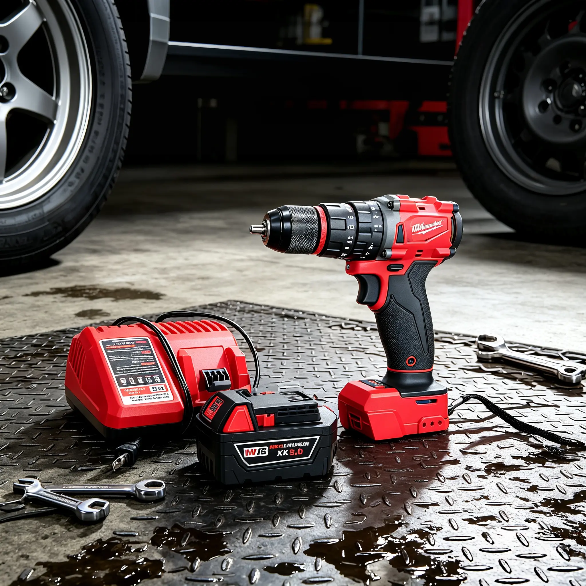 Milwaukee 20V Brushless Impact Drill - Compact Handheld Cordless Tool with Handheld Grip, Metal Drilling, Electric Screwdriving for Decoration Workers, Cabinet Installation, Construction