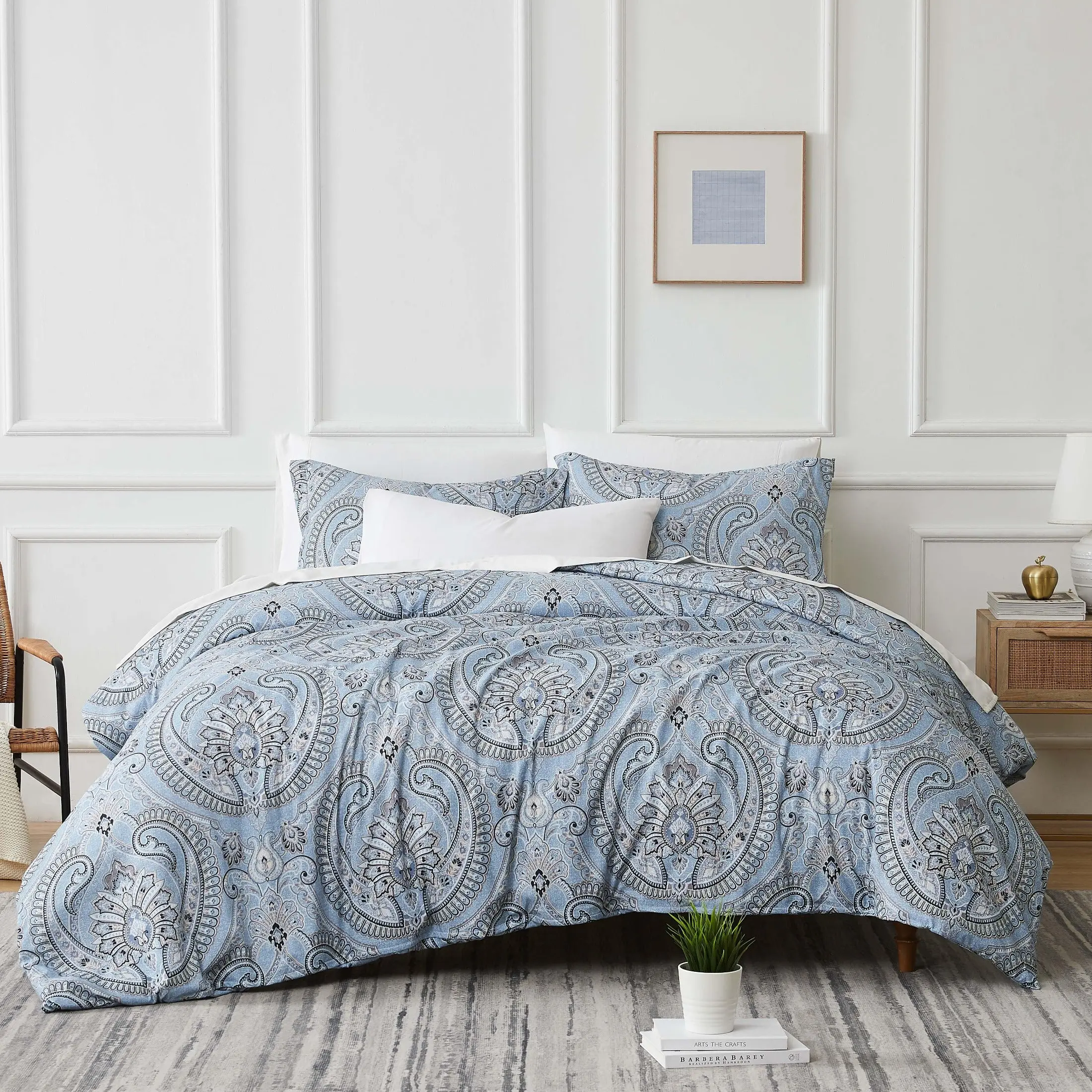 Pure Melody Household Bedding Set - Cozy Setup Bedding Sets Collections, Soft Textile Bedding for Bedroom Use, All Sizes, Machine Washable, Full / Queen