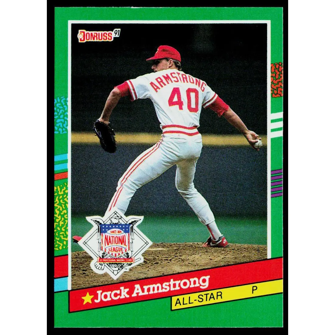 Jack Armstrong 1991 Donruss #439b Cincinnati Reds