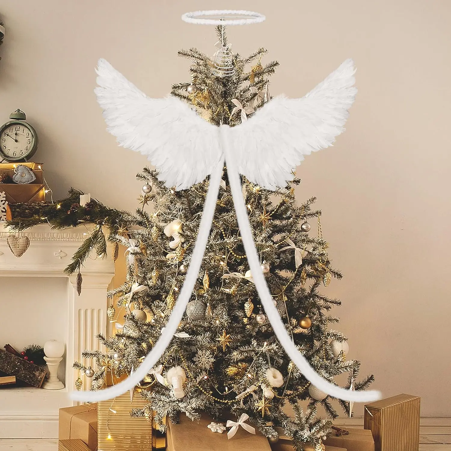 Christmas Tree Decor Set Christmas Tree Topper Kit 1 Angel Christmas ...
