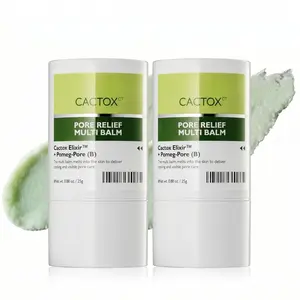 CACTOX CT Pore Relief Multi Balm 2-Pack, Cooling & Refreshing Pore Care Balm with Cactox Elixir, Pomeg-Pore, Visible Pore Care, 25g Each