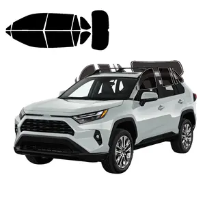 Precut Window Tint Film for Toyota Rav4 2019-2025 All Side+Rear Windshield Any VLT 2Ply Anti-Shatter, UV Block, Privacy Protection, No Trimming Needed,Heat & Glare Reduction