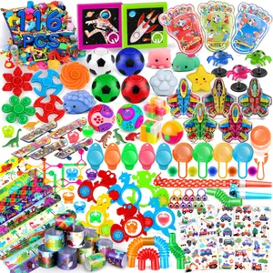 Bulk 116PCS Fun Novelty & Toys Assortment| Party Favor,Giveaways,Prizes,Rewards For Parties,Classrooms,Carnivals,Egg Hunt,Candy Alternatives Christmas Gifts