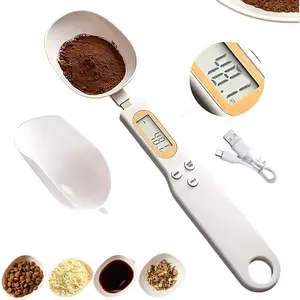 Digital Measuring Spoon Electronic Scale Spoon Weighing for Food Coffee Powder Tea Ingredients Spice Baking Kitchen Gram Measuring Spoons High Precision 0.1g