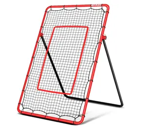 Net Play 4' x 7' Volleyball Rebounder - Color: Red