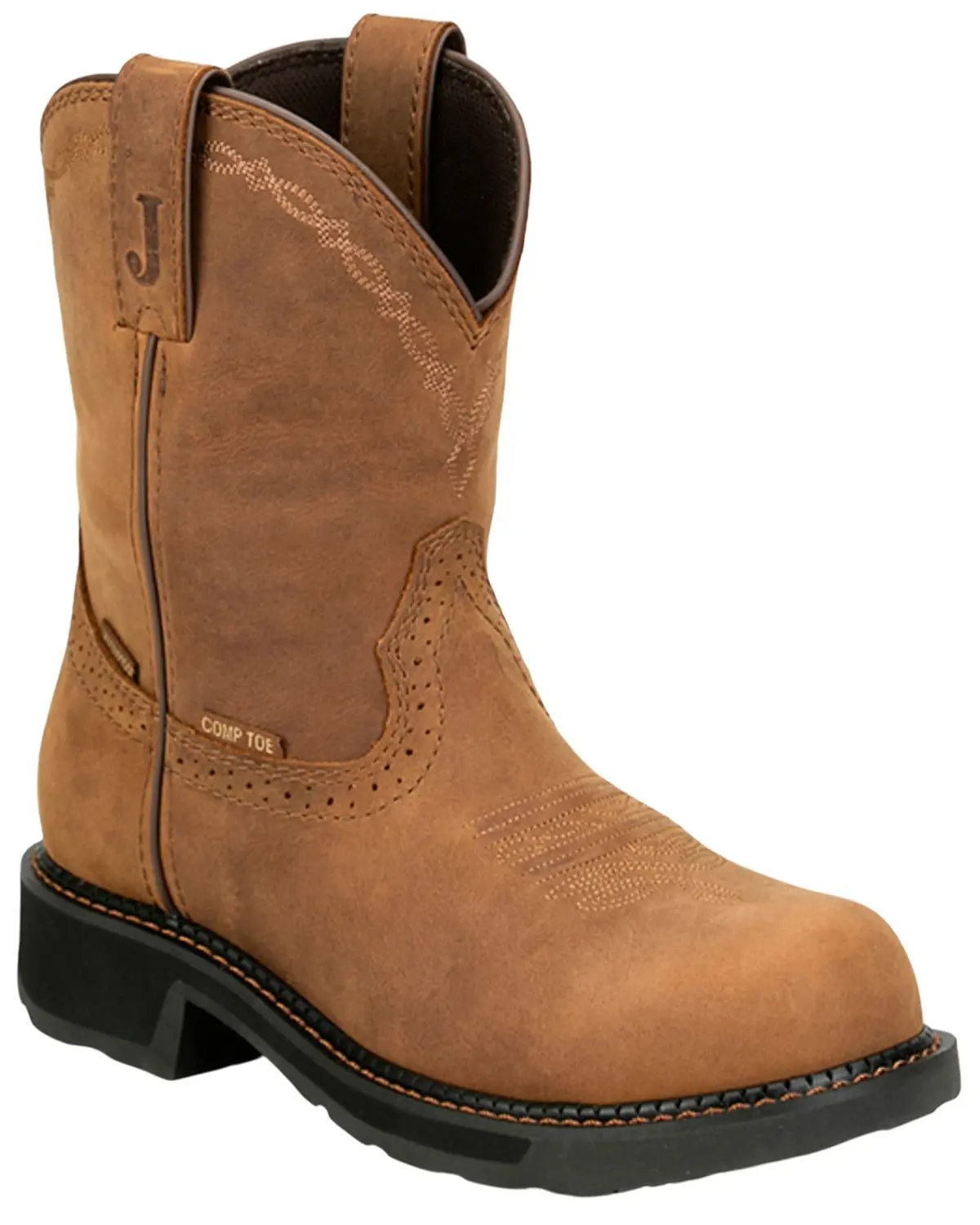 Justin Women's Women'S 8" Darby Wellington Work Boot Nano Composite - Gy9949
