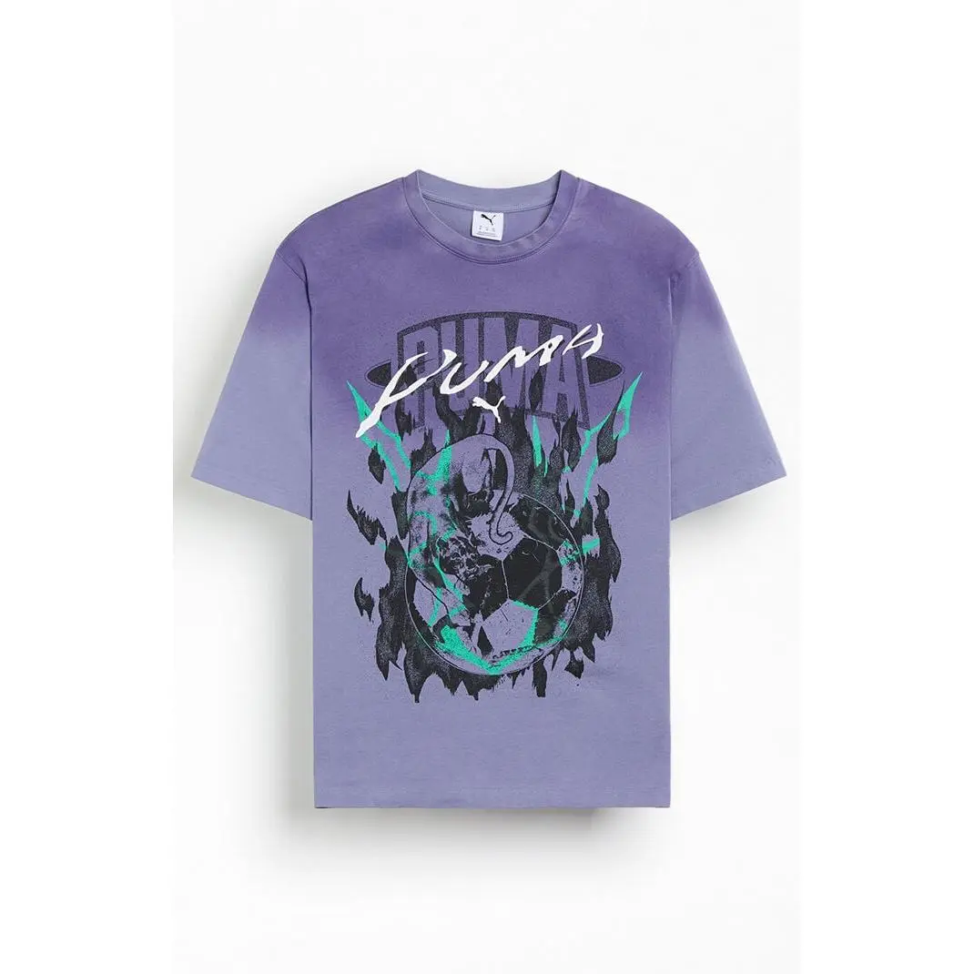 Puma Men's Washed Cat T-Shirt - Multicolor