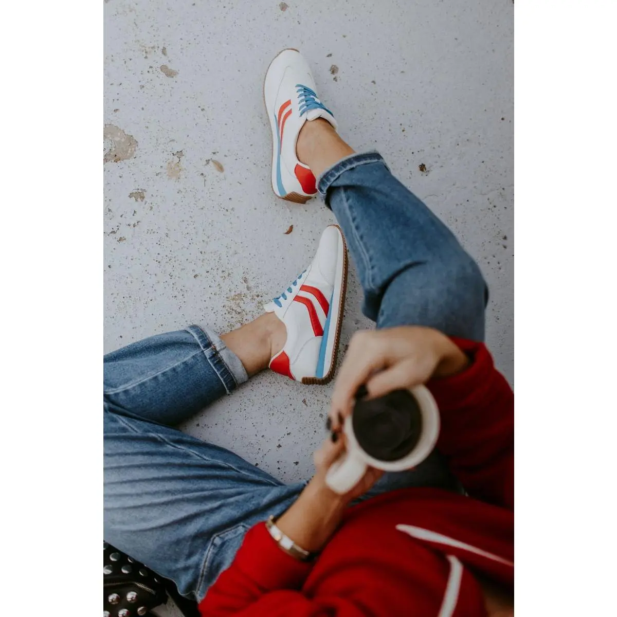 Corky's Red White Blue Kickoff Sneakers