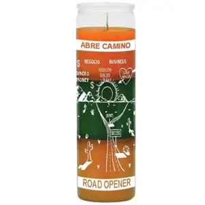 7-Day 3-Color Road Opener Paraffin Candle, Home Decor & Home Supplies Accessory