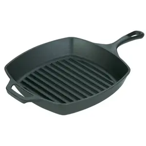 Lodge Square Cast Iron Grill Pan L8SGP3