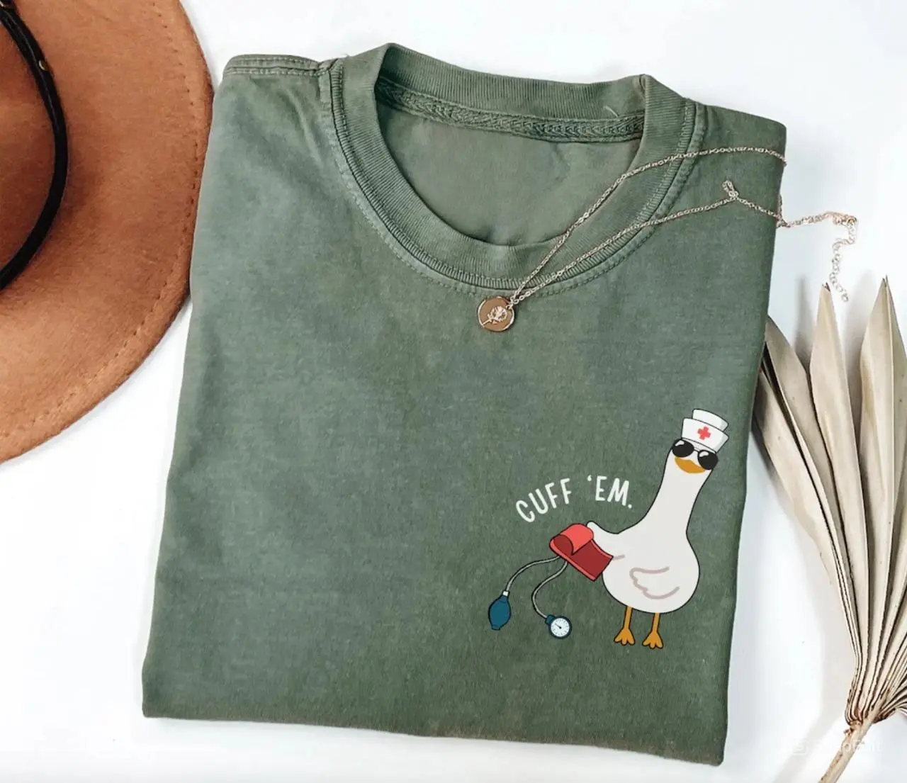Nurse Shirt Funny, Silly Goose Nurse Shirt, ER T-Shirt, RN Hoodie, Cuff Em Nurse Practitioner Tee, Nurse Appreciation Gifts, Goose Nursing Sweatshirt