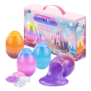 Waterelf “4+4” Pack Eggs Dazzling Crystal Slime Making Kit for Kids