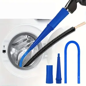 Dryer Vent Cleaning Kit, Flexible Dryer Lint Brush & Vacuum Hose Attachment, Flexible Dryer Lint Remover & Flexible Dryer Lint Brush