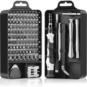 Precision Screwdriver Set, Advanced 115-In-1 Magnetic Repair Tool Kit, Ideal for Electronics, Computers, iPhone, Laptops, Gaming Consoles, Watches, Glasses, DIY Projects