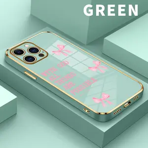 Pink Bows & Faith: All Things Possible Phone Case for iPhone 17/16 15 14 Pro Max 13 12 11 XR XS Plus Electroplated Four-corner Shockproof Non Slip Military-Grade Protection Silicone Cover