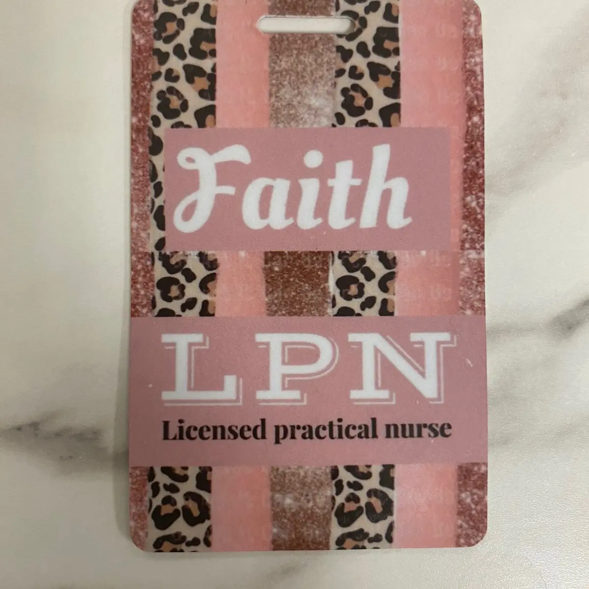 Shades of pink badge
