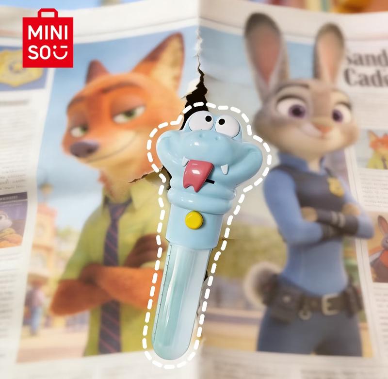 MINISO Disney Zootopia Judy Hopps' Police Life Carrot Pen - Voice Recorder & Smooth-Writing Ballpoint, Cute Collectible Gift Holiday & Holiday Haul