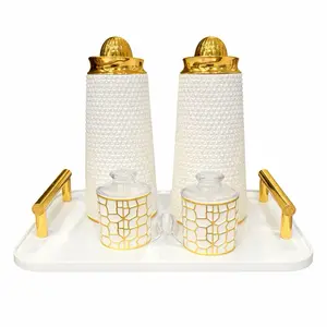 Luxury Coffee & Tea Serving Set with Tray – Multiple Colors Insulated