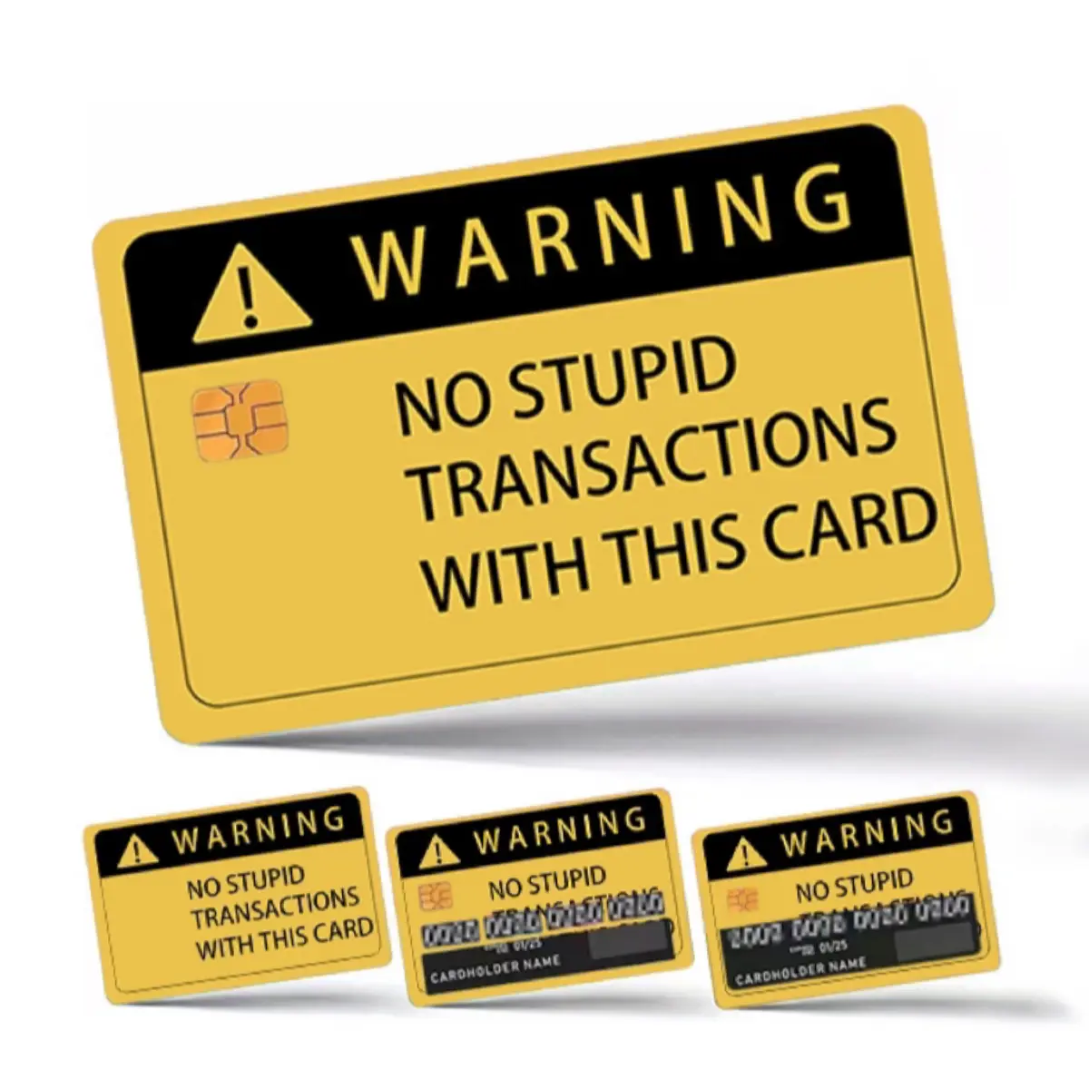 Card Skin Sticker ,Holographic Credit Card Decal Funny Meme Style for Credit,Debit Card Skin-Personalized Cover-Durable, Slim, Waterproof, Easily Attached