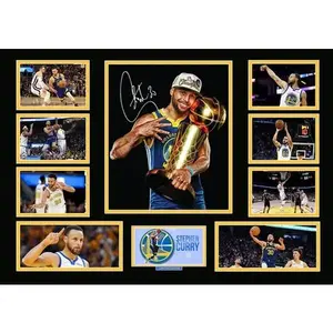 STEPHEN CURRY 2021/22 GOLDEN STATE SIGNED LIMITED EDITION Poster Print Unframed MEMORABILIA