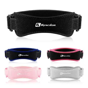 Adjustable Patellar Strap Knee Brace, Patellar Belt, Basketball Shock Absorption Support, Dual Pressure Relief, Sports Injury Prevention