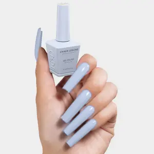 Chaun Legend Cold Cash LG5084 Gel Only 0.5oz nail care nail art frosty light blue