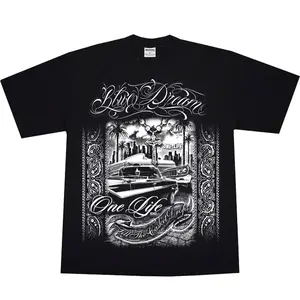 Blue Dream, Chicano Clothing, Cholo, Gangster clothes, Hoodies for men, Men's clothing, Streetwear, Lowrider, Graphic tee, Men gifts Oversized Loose