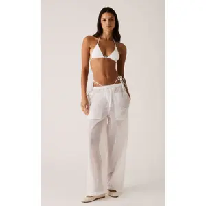 Kith Women's Kavi Sheer White Monogram Pant Size Large