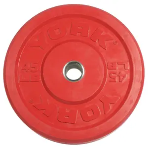York Rubber Training Color Bumper Plates (lbs)