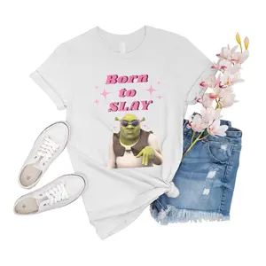 T-Shirt Unisex Shrek Live And Let Die Born To Slay Girl Boy Shirt Shirts Gift For Men Big Women Family Tee Short Event